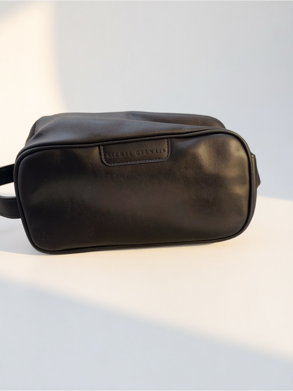 Michel Germain Black Travel Toiletry Bag |  Dopp Kit